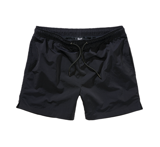 Short de bain Brandit Swimshort Basic en nylon à doublure filet et poche à glissière