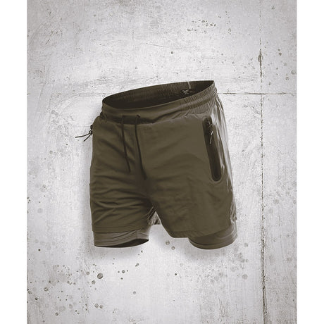 Short de sport Sprint 2-en-1 GK Undercover cuissard intégré 4 poches à glissière