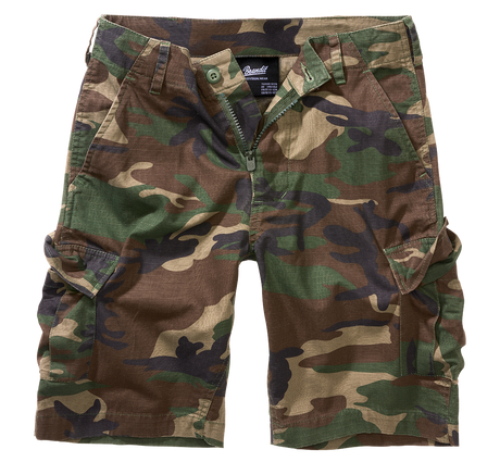 Short enfant Brandit BDU en coton ripstop six poches et tour de taille réglable