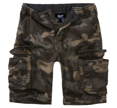 Short enfant Brandit Urban Legend coton léger six poches et tour de taille réglable