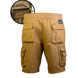 Short tactique Mil-Tec Urban Explorer en coton ripstop avec sept poches et ceinture élastique