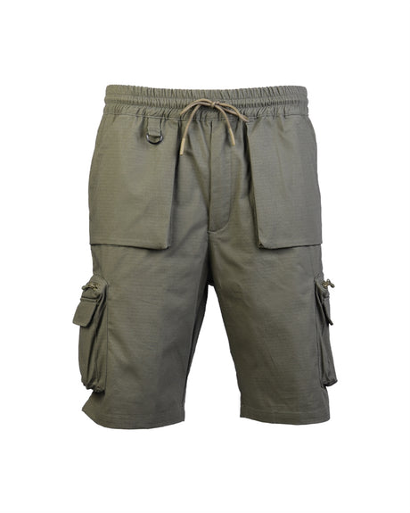 Short tactique Mil-Tec Urban Explorer en coton ripstop avec sept poches et ceinture élastique