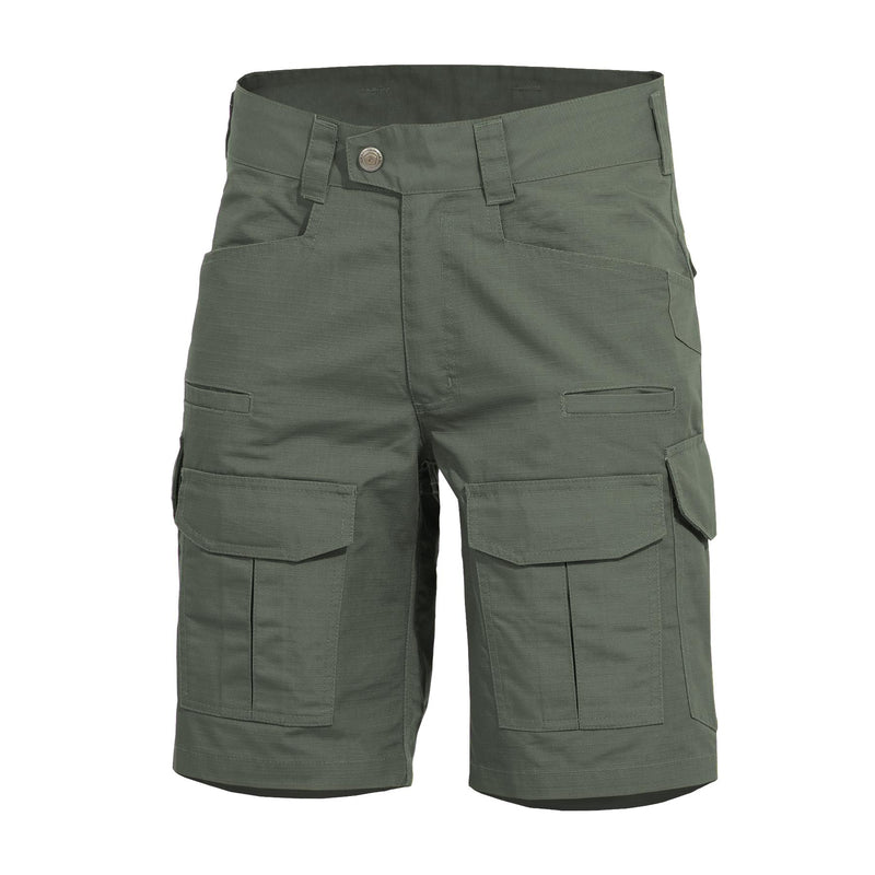 Short tactique Pentagon Lycos en ripstop 215 g/m² déperlant à dix poches YKK