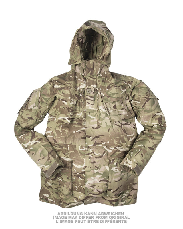 Smock britannique en coton-polyester, veste de surplus militaire d'occasion