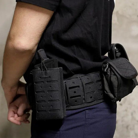 Sous-ceinture de confort GK Pro Timecop 2.0 MOLLE découpé laser matelassée maille 3D respirante