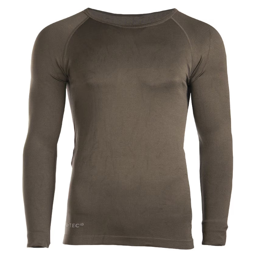 Sous-couche thermorégulatrice Mil-Tec Sport manches longues en nylon et élasthanne