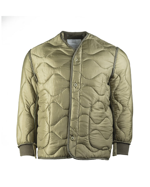 Sous-veste doublure pour veste M65 Mil-Tec en nylon matelasse 120 g/m2 a boutonner