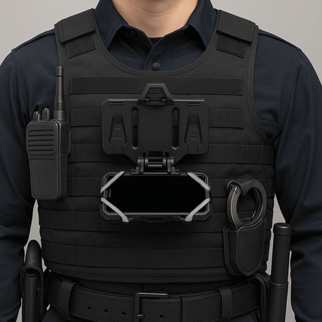 Support de téléphone Opex à attaches MOLLE ouverture 175° pour écran 7 pouces