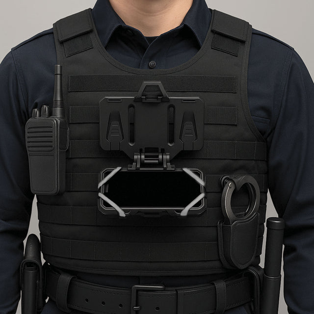 Support de téléphone Opex à attaches MOLLE ouverture 175° pour écran 7 pouces