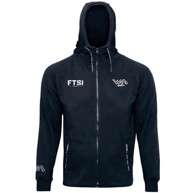 Survêtement Élégance broderie FTSI 61 % coton avec capuche réglable