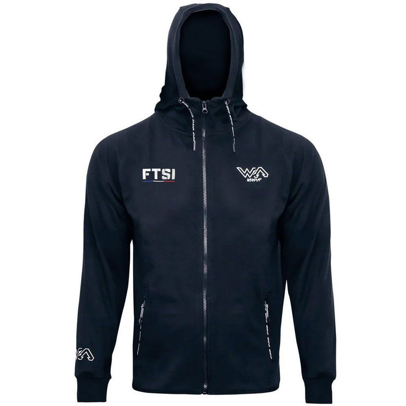 Survêtement Élégance broderie FTSI 61 % coton avec capuche réglable