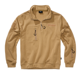 Sweat Brandit Tactical Troyer molleton gratté capuche et surfaces auto-agrippantes