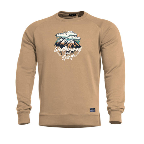 Sweat Pentagon Hawk Weatherproof coton-polyester col et poignets élastiques