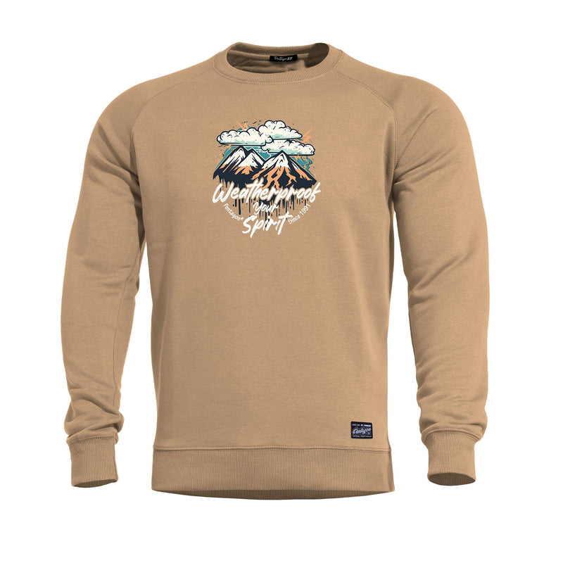 Sweat Pentagon Hawk Weatherproof coton-polyester col et poignets élastiques