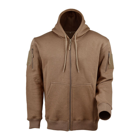Sweat à capuche Ares à fermeture à glissière polycoton 350 g/m² poches fermées