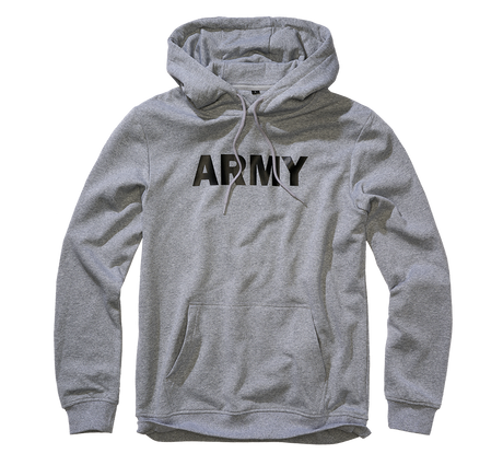 Sweat à capuche Brandit Army molleton gratté 270 g/m² avec marquage sur la poitrine