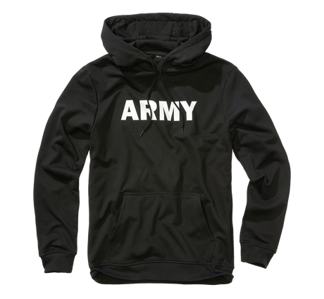 Sweat à capuche Brandit Army molleton gratté 270 g/m² avec marquage sur la poitrine