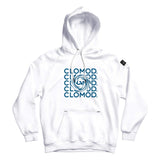 Sweat à capuche CloMod Twirl en coton polyester avec intérieur gratté et coutures plates