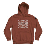 Sweat à capuche CloMod Twirl en coton polyester avec intérieur gratté et coutures plates