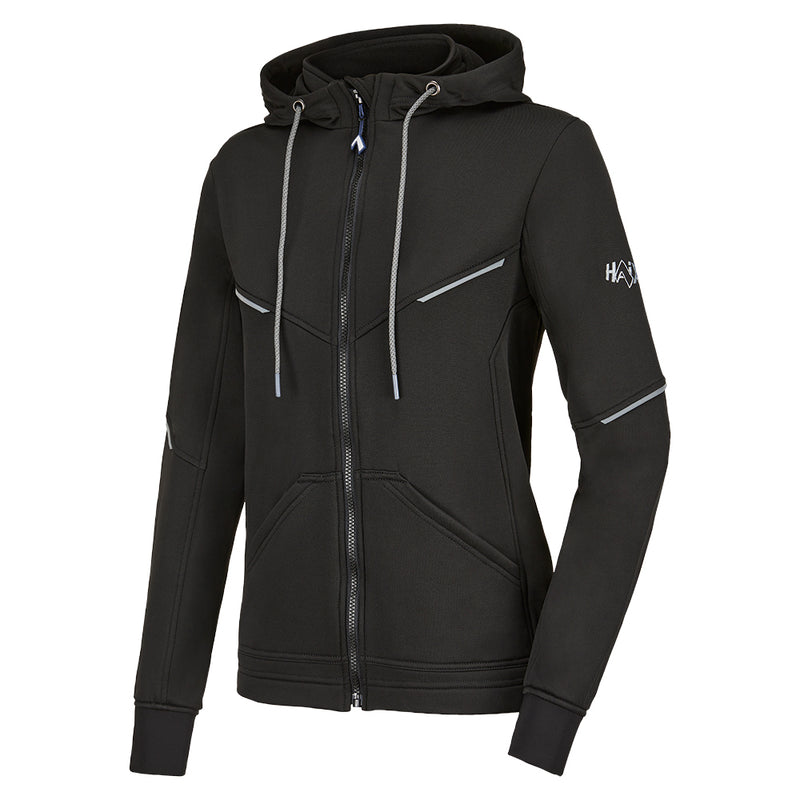 Sweat à capuche Haix Zip Hoodie polyester extensible bords-côtes 225 g/m2 630 g