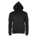 Sweat à capuche Mil-Tec Tactical en coton-polyester avec poches bras et fermeture éclair frontale