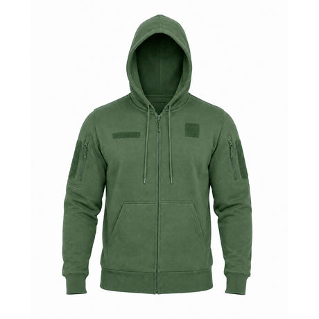 Sweat à capuche OPEX Spider 60 % coton 325 g/m² à fermeture éclair et poches manches