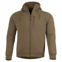 Sweat à capuche Pentagon Leonidas 2.0 en coton-polyester à emplacements auto-agrippants et poche poitrine