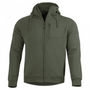 Sweat à capuche Pentagon Leonidas 2.0 en coton-polyester à emplacements auto-agrippants et poche poitrine