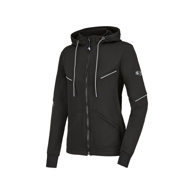 Sweat à capuche femme Haix Zip Hoodie polyester extensible bords-côtes 591 grammes