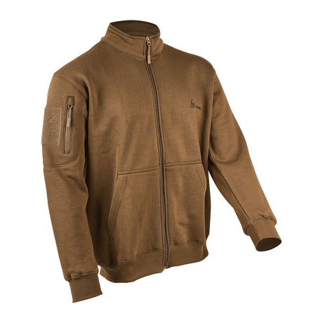 Sweat à glissière Ares French Army polycoton 350 g/m² brodé dos et drapeau manche