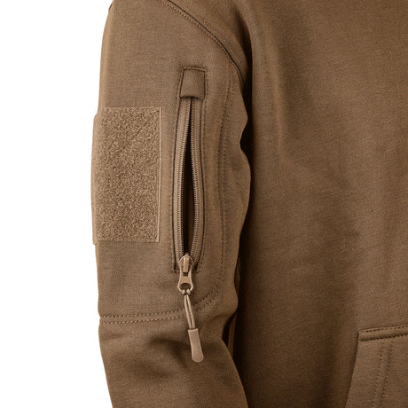 Sweat à glissière Ares French Army polycoton 350 g/m² brodé dos et drapeau manche