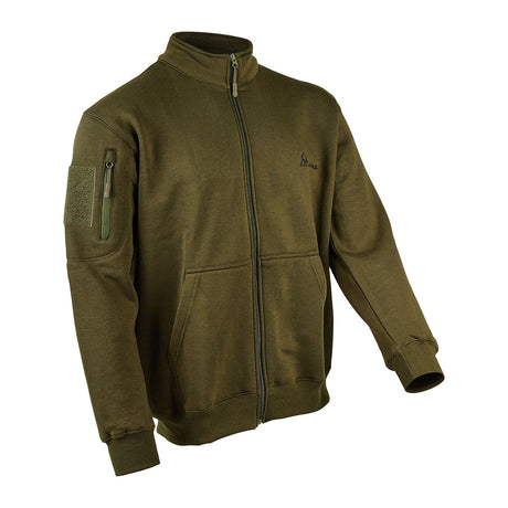 Sweat à glissière Ares French Army polycoton 350 g/m² brodé dos et drapeau manche