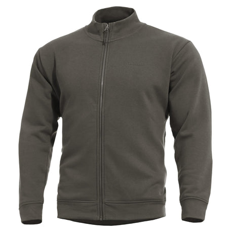 Sweat col montant Pentagon Highneck maille interlock deux poches à glissière