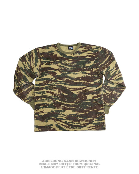 Sweat de l'armée grecque en coton et microfibre, surplus militaire d'occasion, lot de 5