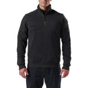 Sweat polaire Job Shirt Quart de Glissière 2.0 5.11 Tactical coton coudes renforcés toile