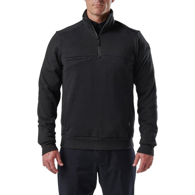 Sweat polaire Job Shirt Quart de Glissière 2.0 5.11 Tactical coton coudes renforcés toile