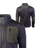 Sweat polaire Mil-Tec stretch zippé avec renforts aux coudes et à la poitrine