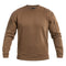 Sweat tactique Mil-Tec col rond en coton-polyester avec deux poches bras supérieur et passage écouteurs