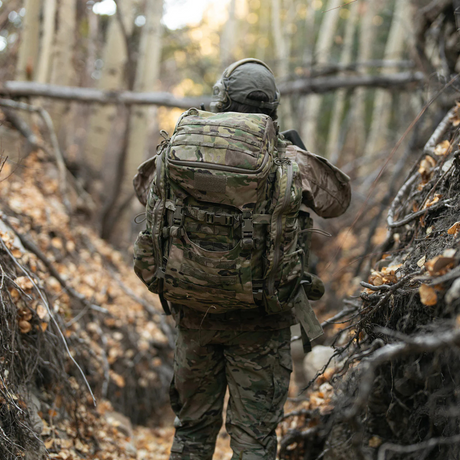 Système modulaire tactique Eberlestock Mission EMOD Full Kit cadre, sac d'assaut, coiffe, ailes et panneau