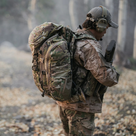 Système modulaire tactique Eberlestock Mission EMOD Full Kit cadre, sac d'assaut, coiffe, ailes et panneau