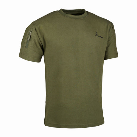 T-shirt Ares French Army en polycoton 230 g/m² avec poche à glissière sur la manche