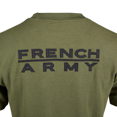 T-shirt Ares French Army en polycoton 230 g/m² avec poche à glissière sur la manche