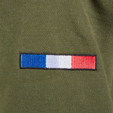 T-shirt Ares French Army en polycoton 230 g/m² avec poche à glissière sur la manche