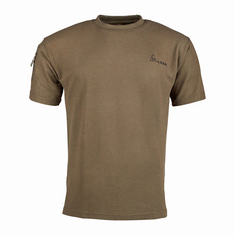 T-shirt Ares French Army en polycoton 230 g/m² avec poche à glissière sur la manche