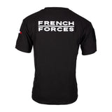 T-shirt Ares French Forces en polycoton 52% coton et 48% polyester brodé au dos