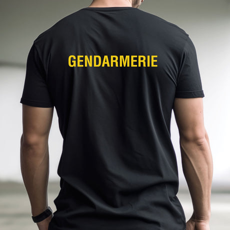 T-shirt Gendarmerie Patrol Equipement coton 150 g/m² manches courtes marquage imprimé