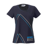 T-shirt Haix Shirt Flame coupe féminine 100 % coton col rond imprimé sur le devant