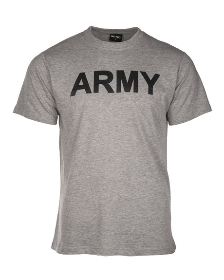 T-shirt Mil-Tec imprimé ARMY en coton et viscose, jersey simple 145 g/m²