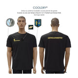 T - shirt Gendarmerie COOLDRY GENDARMERIE DÉPARTEMENTALE Patrol Equipement - Noir - Welkit.com