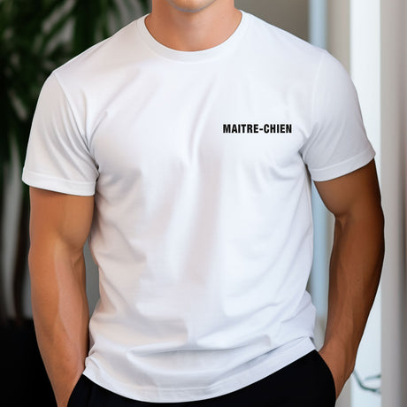 T-shirt Patrol Equipement marquage Maître Chien en 100% coton peigné 180 g/m²